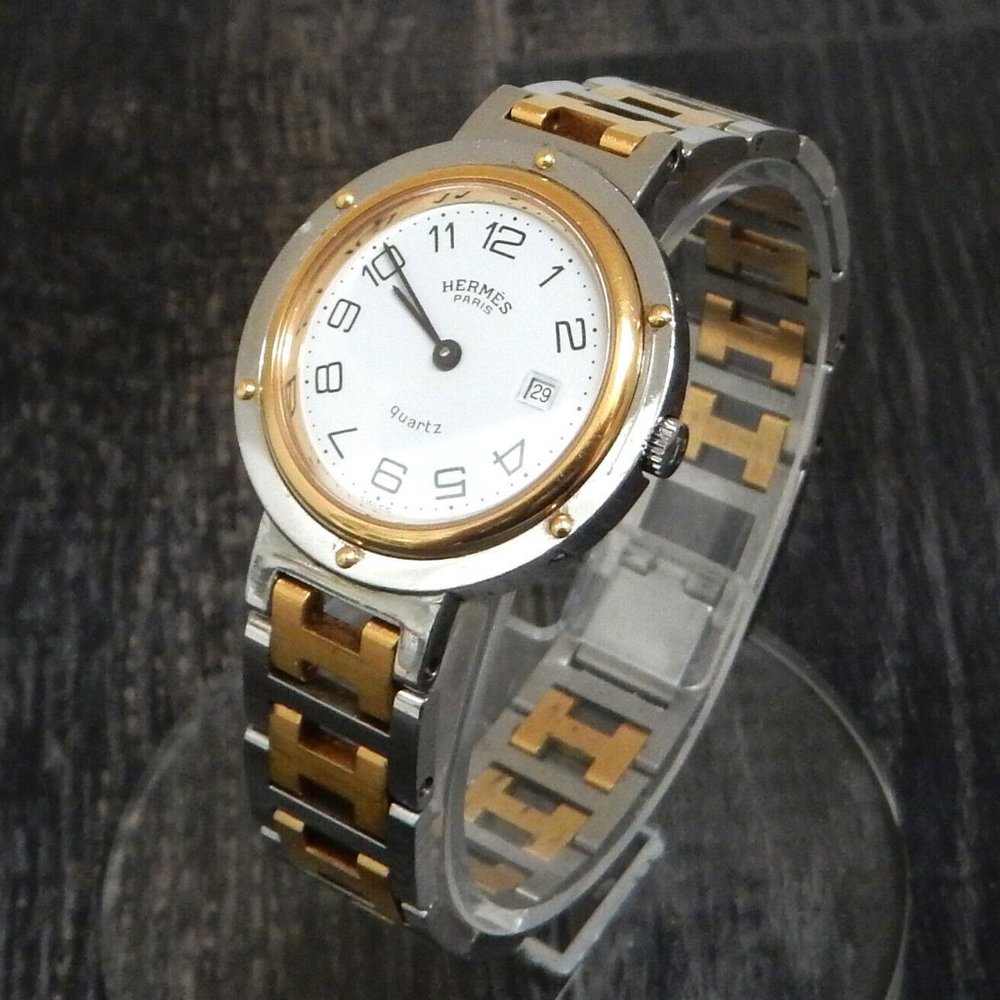 Hermes Gold Plated 30mm Watch